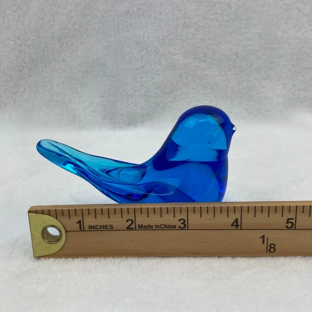 VTG Bluebird of Happiness Leo Ward 1996 Art Glass 4”